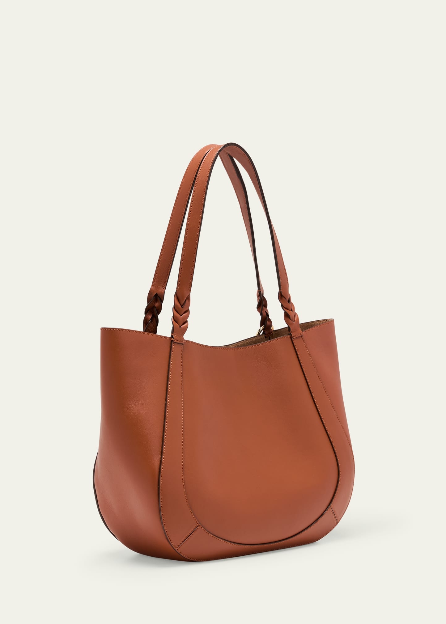 Albers East-West Leather Tote Bag - 3