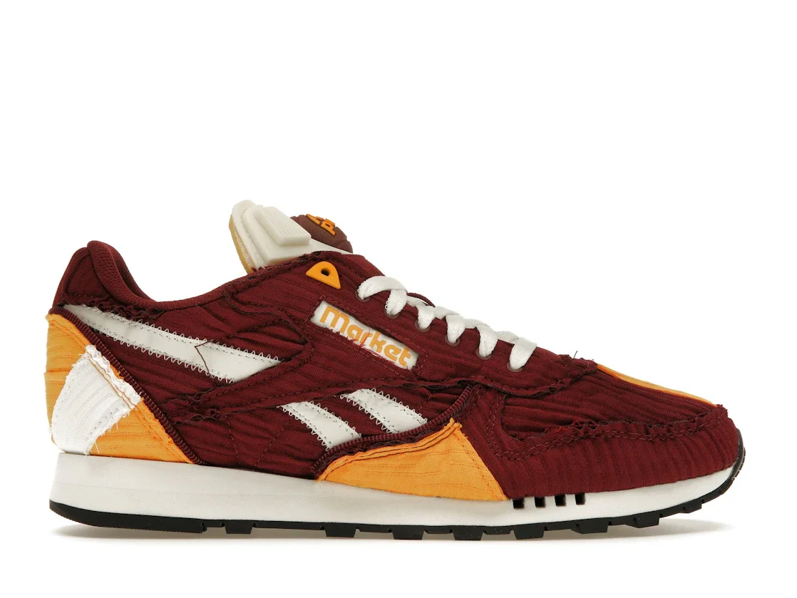 Reebok Classic Leather Pump Market Classic Burgundy - 1