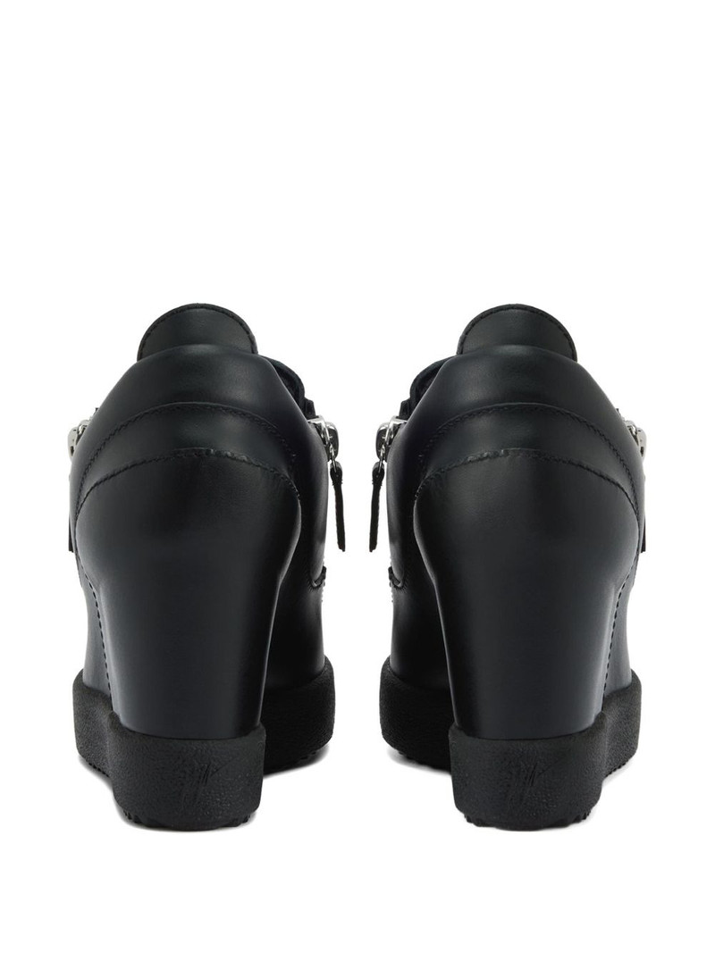 Addy wedge zip-detail sneakers 3