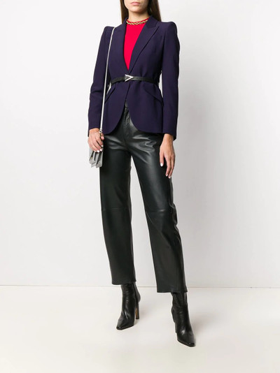 Alexander McQueen single-breasted blazer outlook