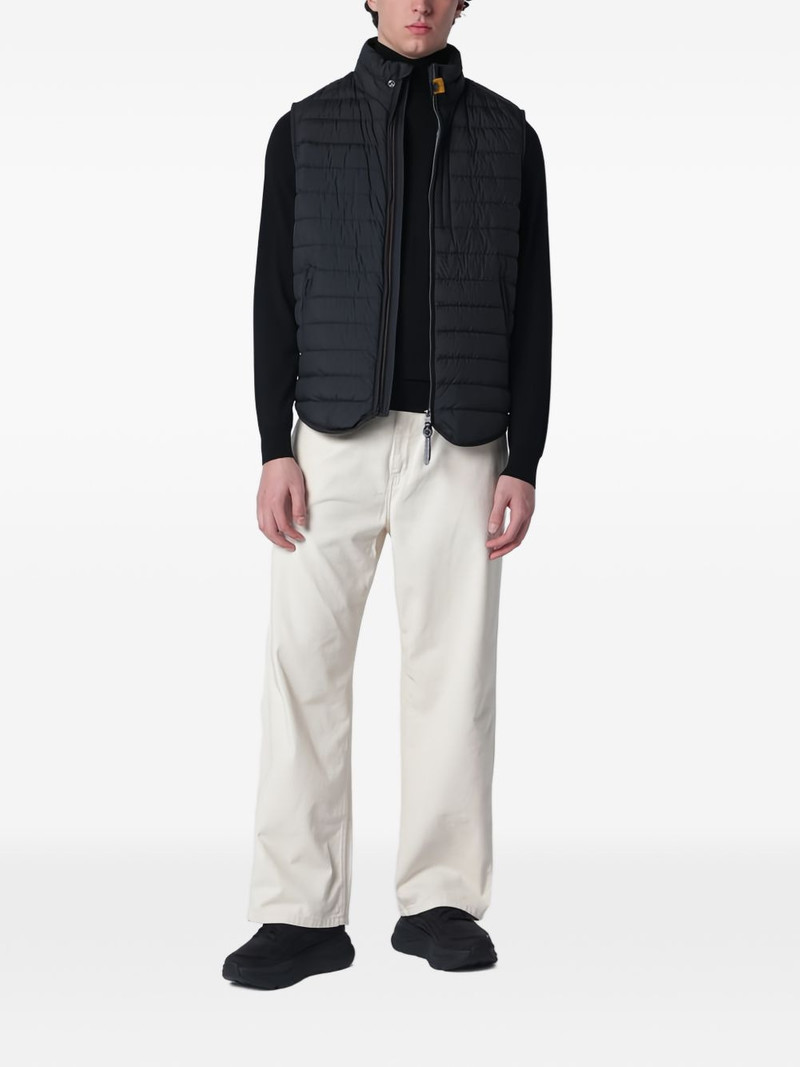 PARAJUMPERS logo patch quilted vest outlook