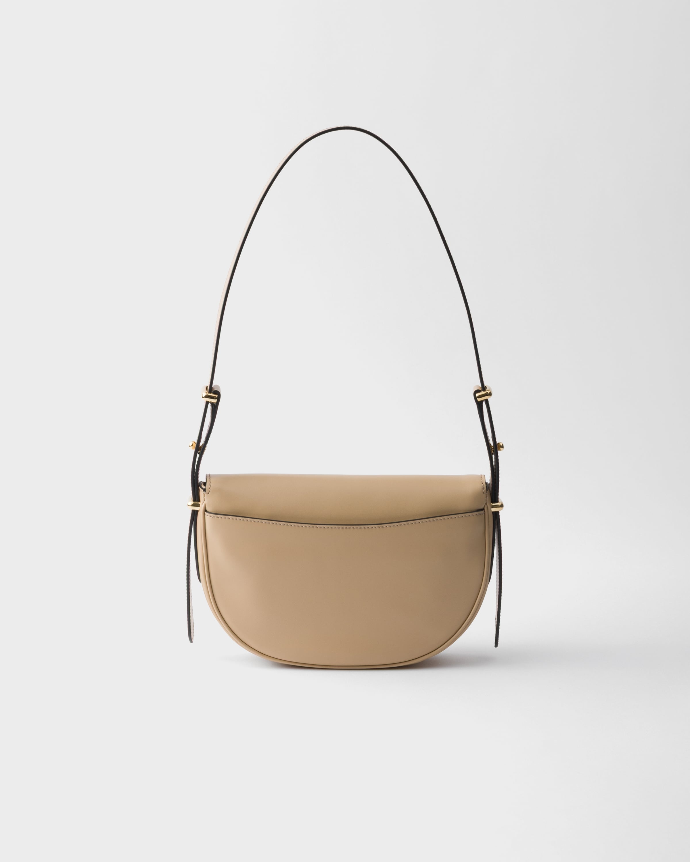Prada Arqué leather shoulder bag with flap - 3