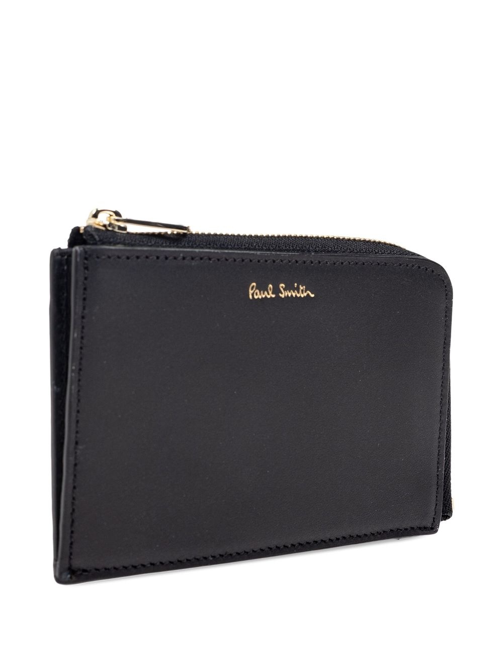 Signature Stripe zip-around leather wallet - 3