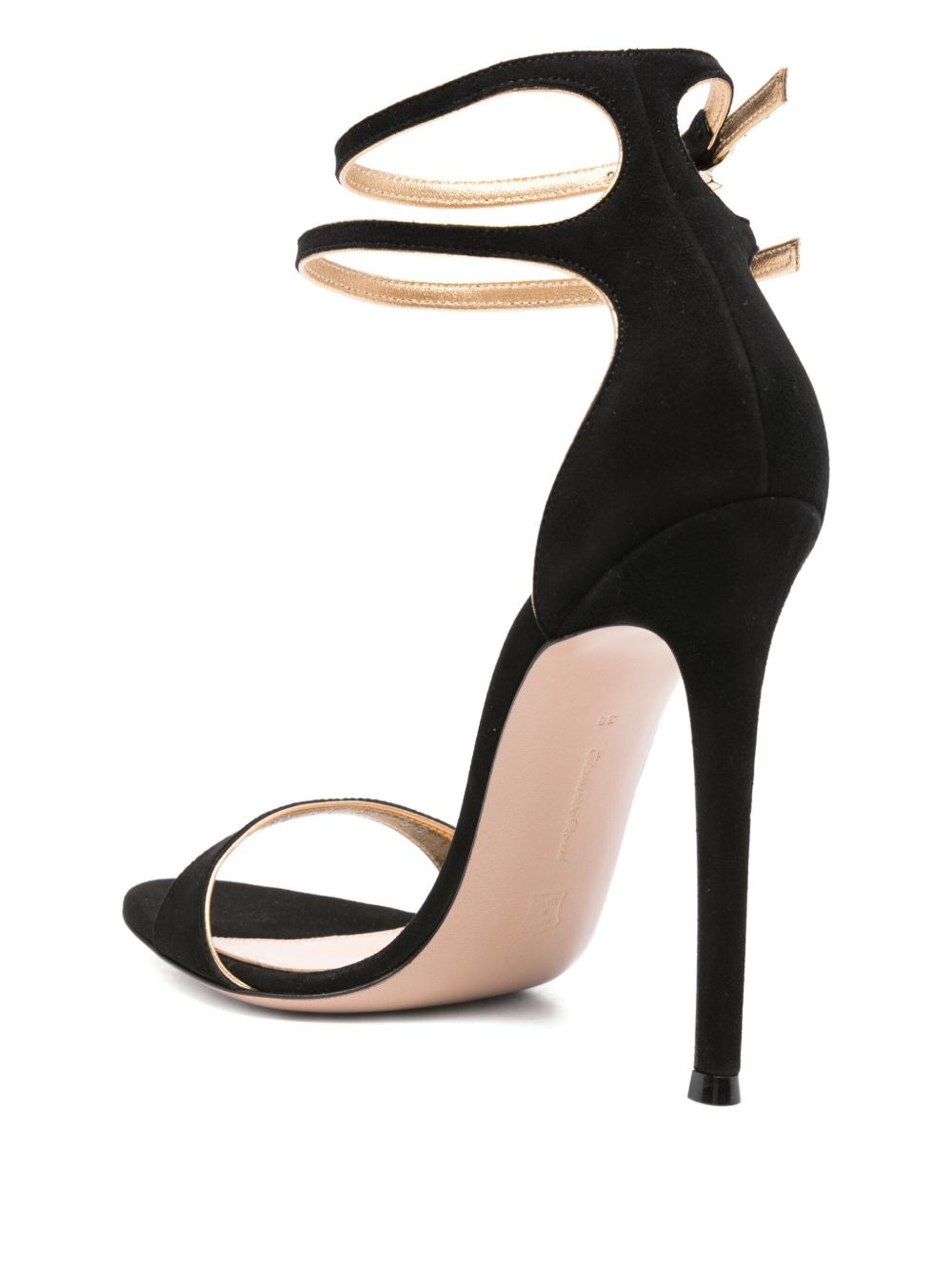 115mm Victorine double-buckle stiletto sandals - 3