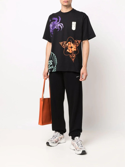 GCDS graphic-print cotton T-shirt outlook