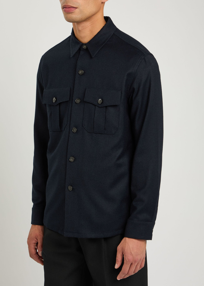 Canali Canali Wool Overshirt outlook