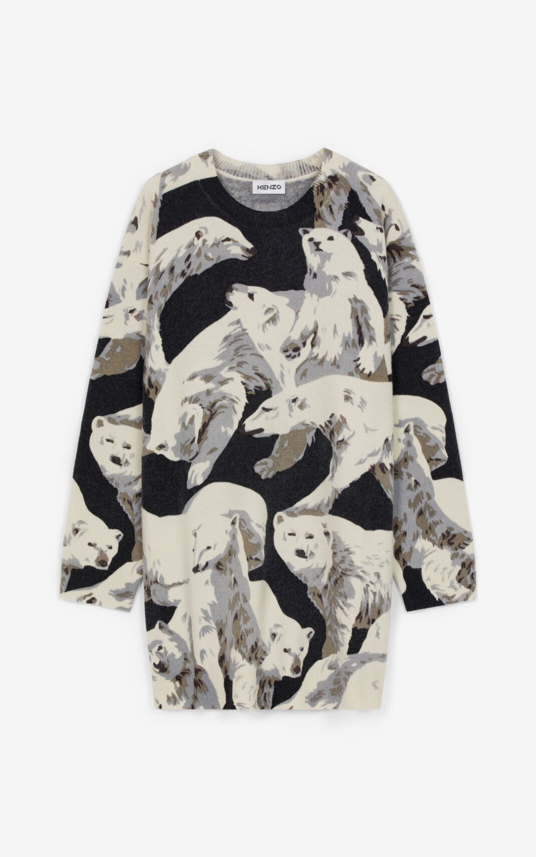 The Winter Capsule' 'Polar Bear' jumper dress - 1