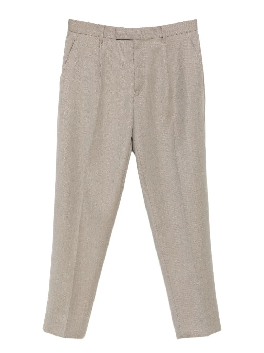 pleated-front trousers - 1