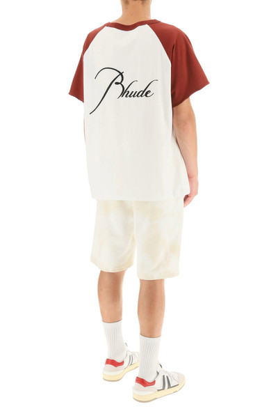 Rhude T-SHIRT WITH LOGO EMBROIDERY outlook