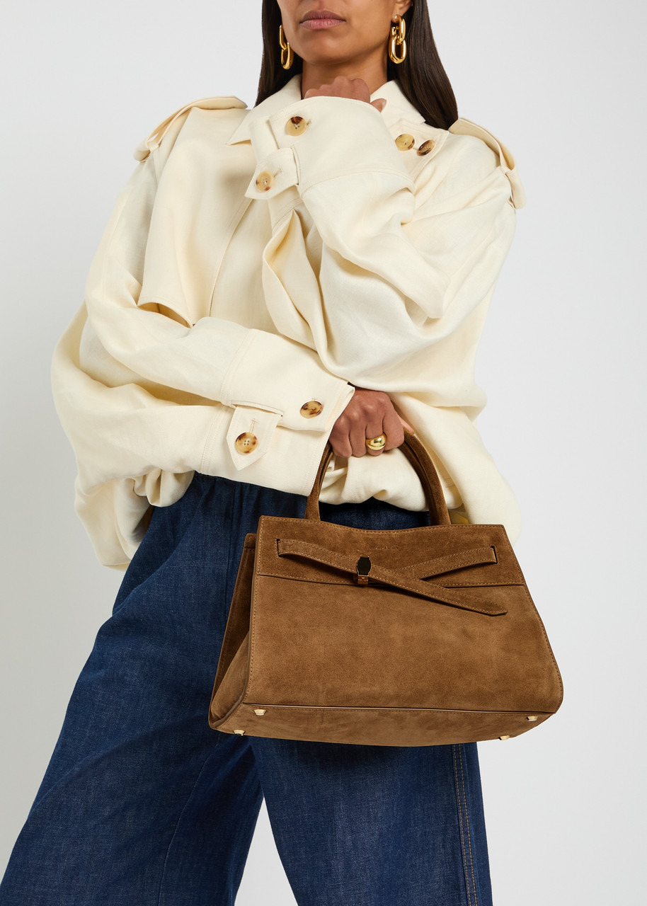 Veronica Beard Dash Suede top Handle bag - 5