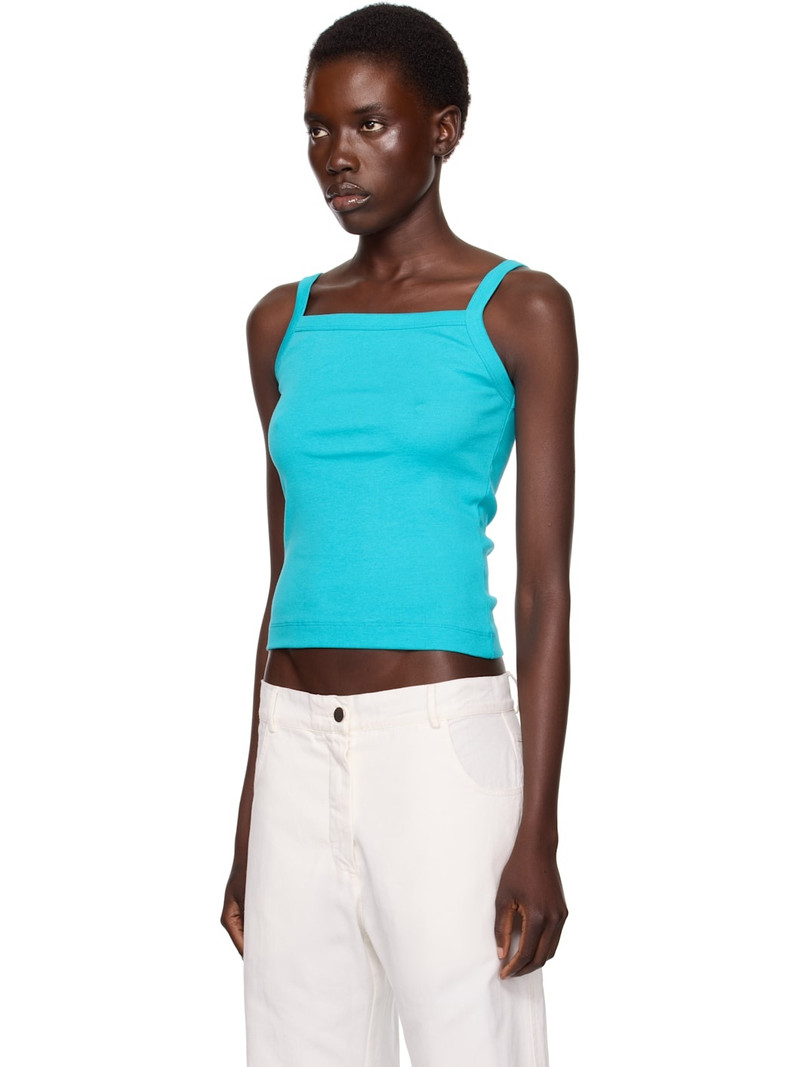 FLORE FLORE SSENSE Exclusive Blue May Camisole outlook