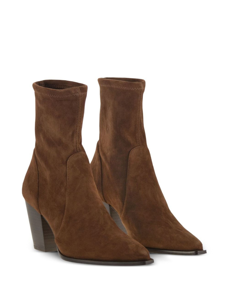 Stuart Weitzman 87mm Jolene suede boots outlook