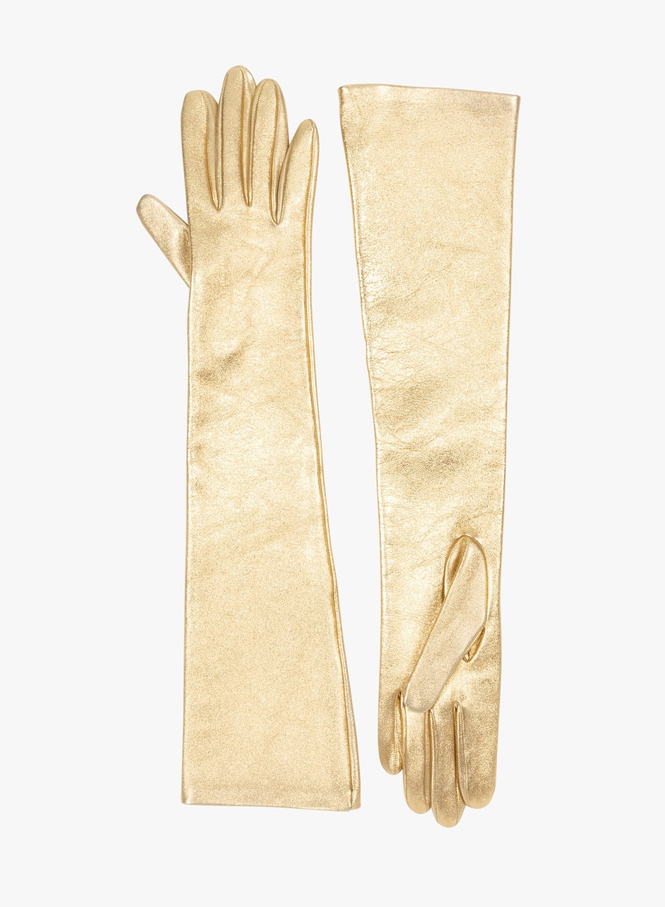 LONG LEATHER GLOVES - 1