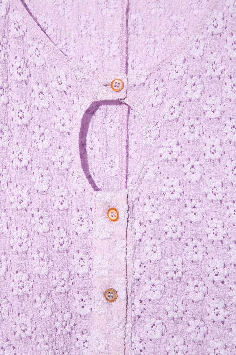 RUBI CARDIGAN LILAC FLORAL LACE - 3