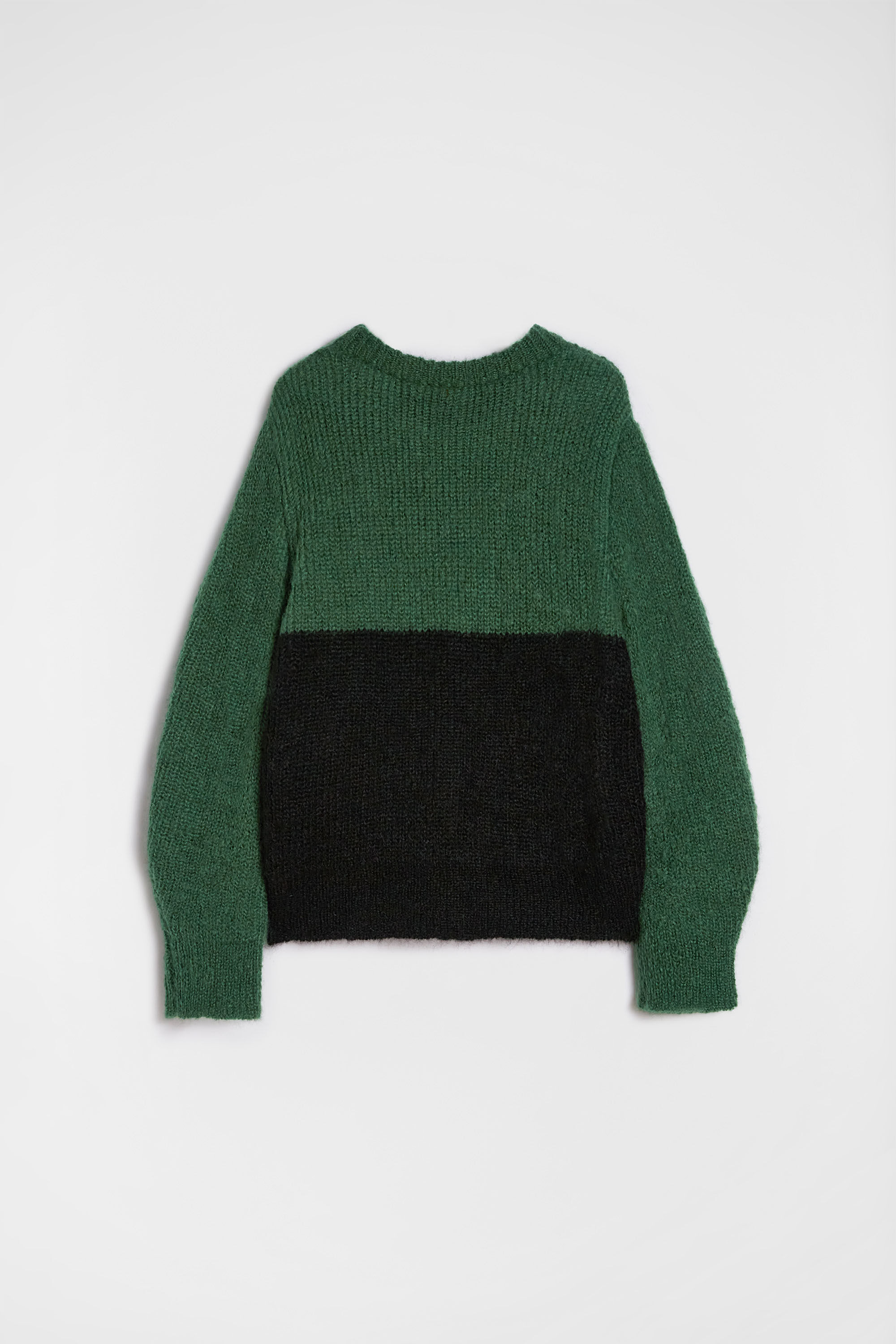 Wool Blend Crew-Neck Sweater - 6