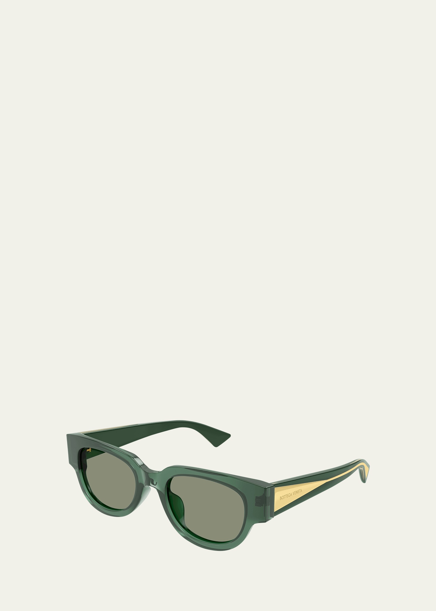 Engraved Logo Acetate Cat-Eye Sunglasses - 2