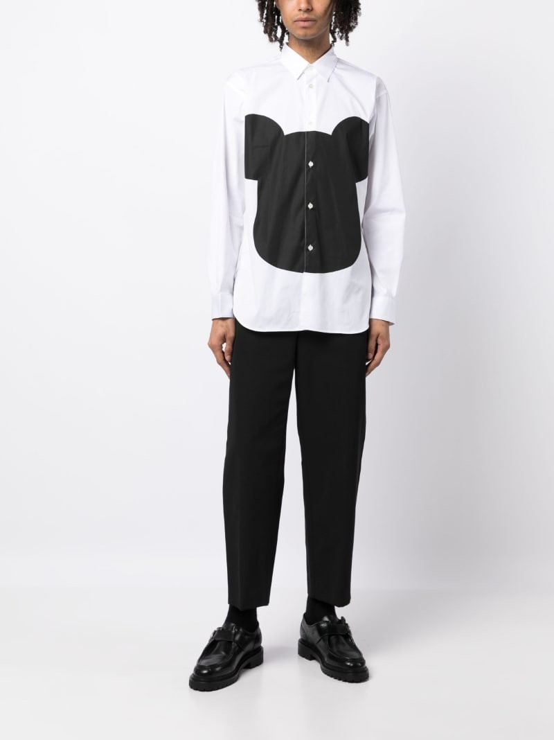 Comme des Garçons SHIRT graphic-print cotton shirt outlook