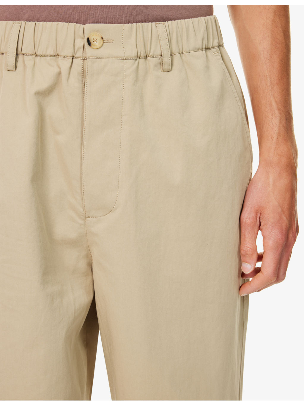 Easy Straight-Leg Cotton Trousers - 5
