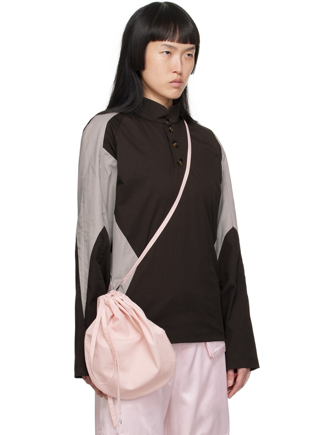 Brown & Gray Pouch Polo - 2