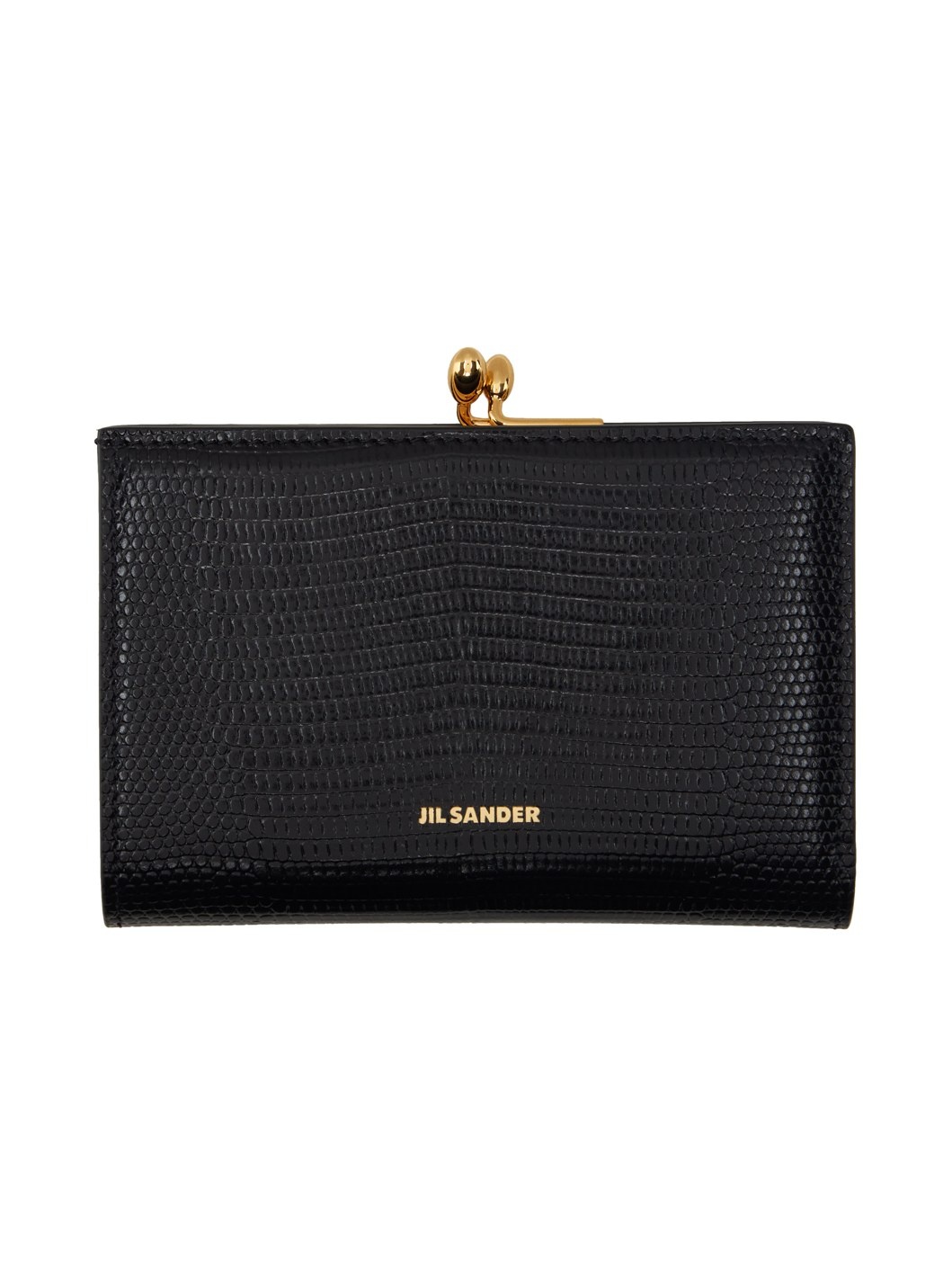Jil Sander Black Goji Small Wallet ssense REVERSIBLE