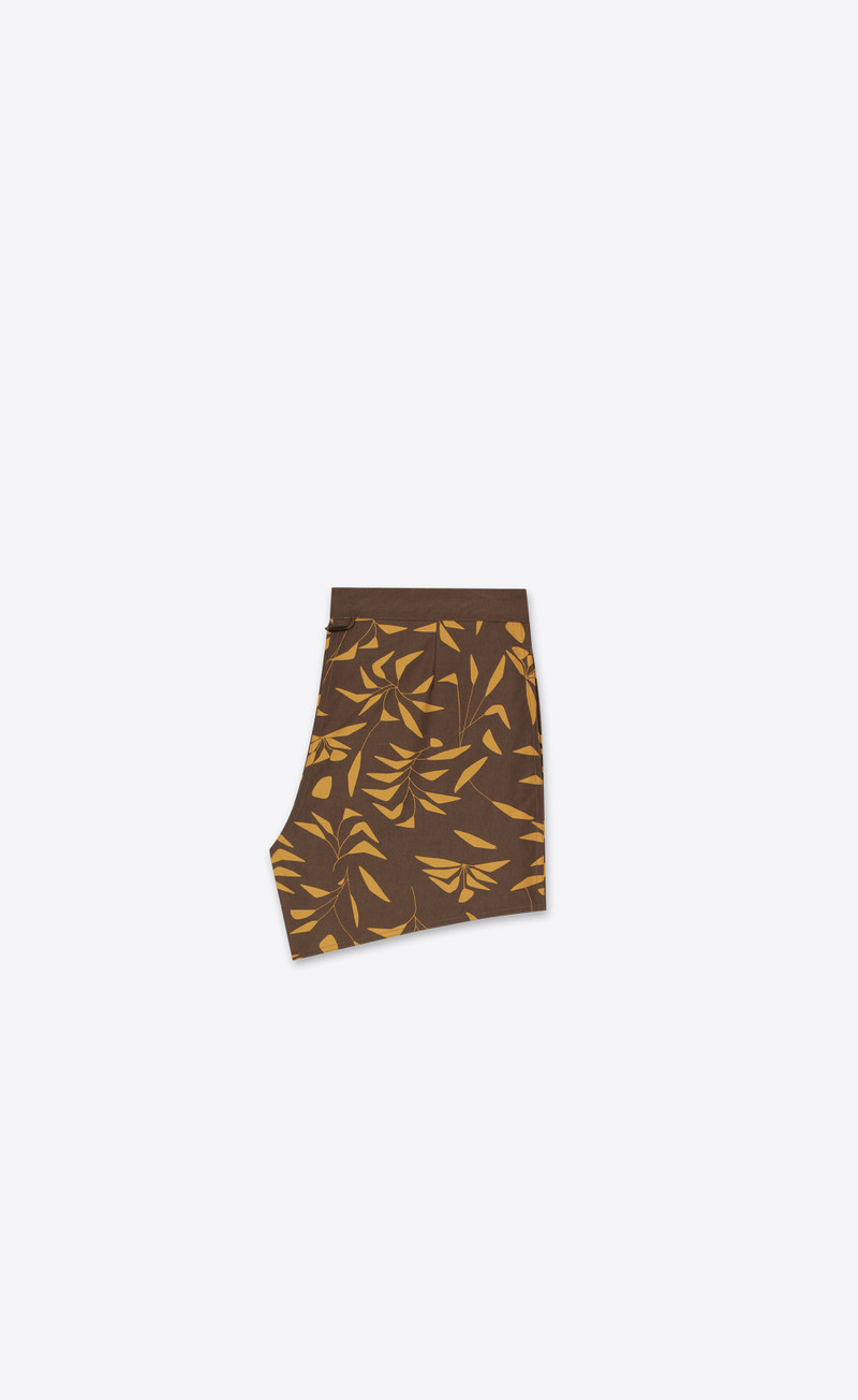 saint laurent sunset print swim shorts outlook