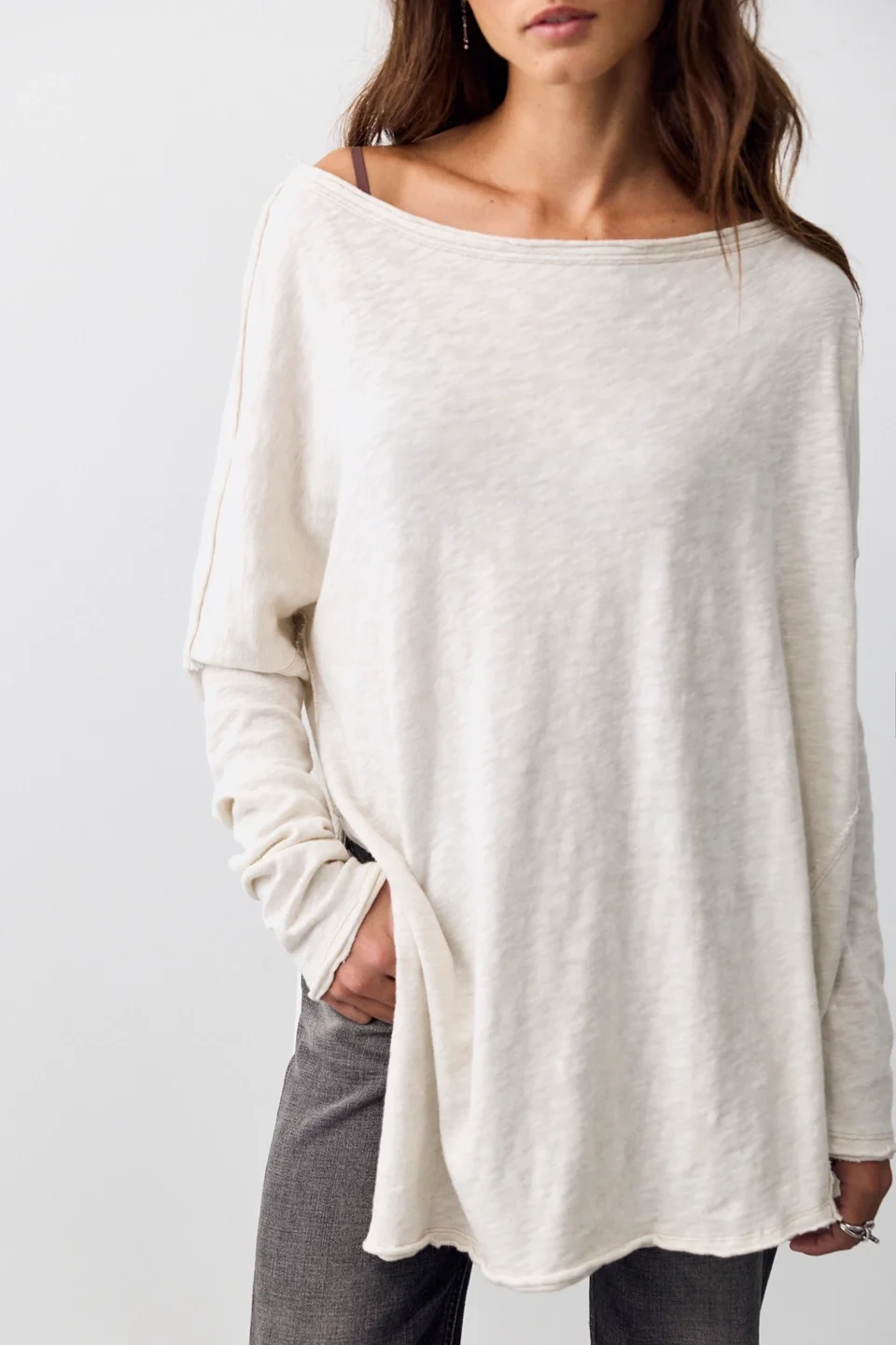 We The Free Nyla Off-The-Shoulder Long Sleeve Tee - 1