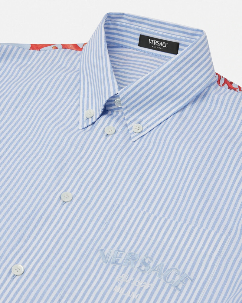 VERSACE Barocco Sea Striped Shirt outlook