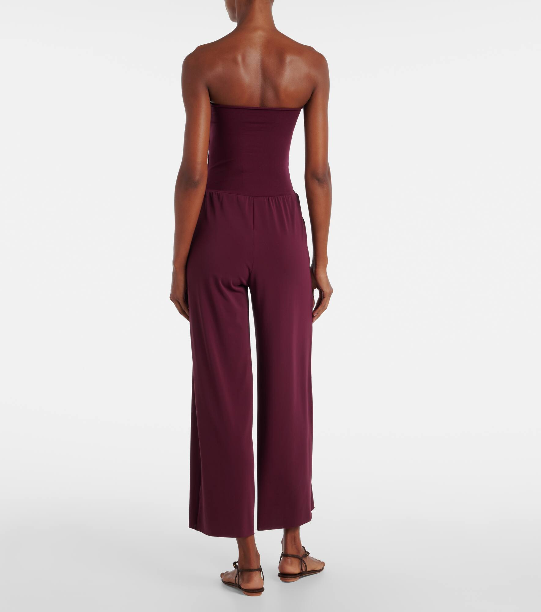 Dao strapless jersey jumpsuit - 3