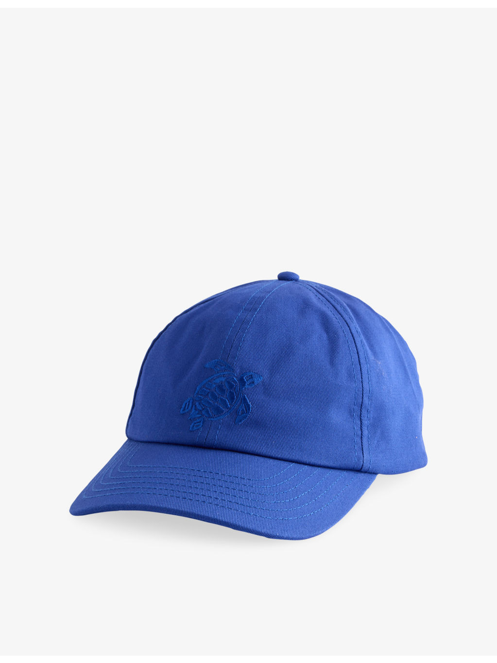 Turtle-Embroidered Cotton-Twill Baseball Cap - 1
