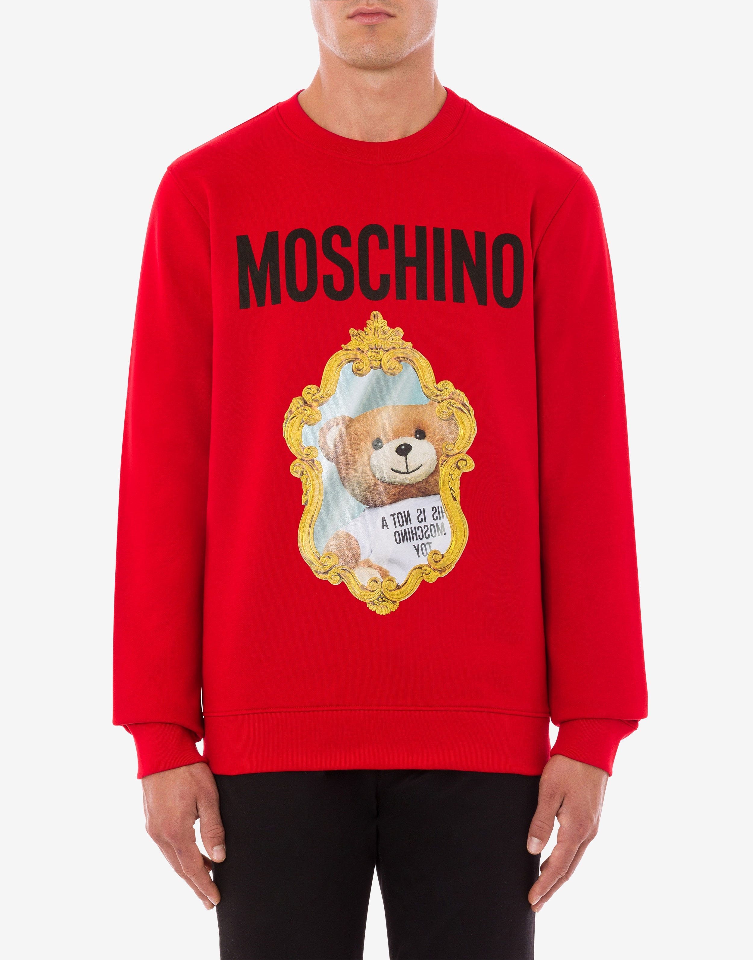 MIRROR TEDDY BEAR ORGANIC COTTON SWEATSHIRT - 2