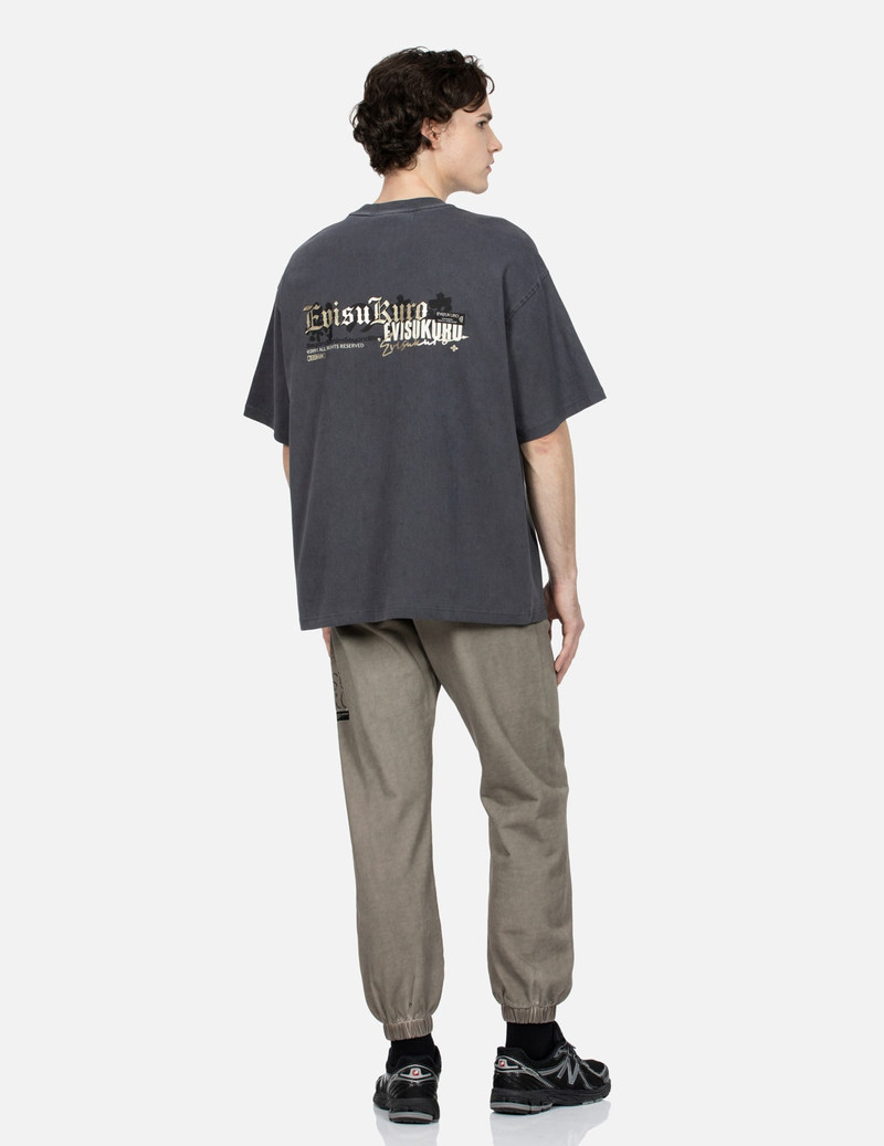 Metallic Logo Print Boxy Fit  T-shirt 3