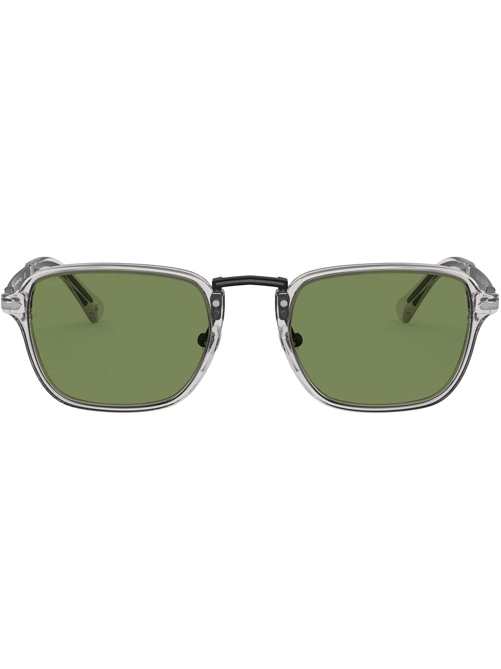 transparent square-frame sunglasses - 1