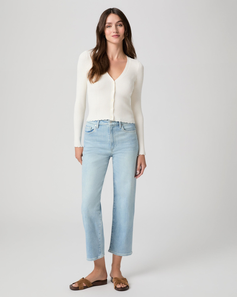 PAIGE Stevie Crop Straight Jean outlook