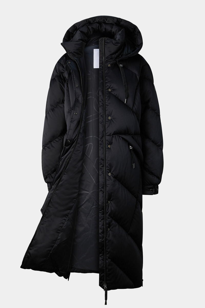 Ginny Down Coat in Black 2