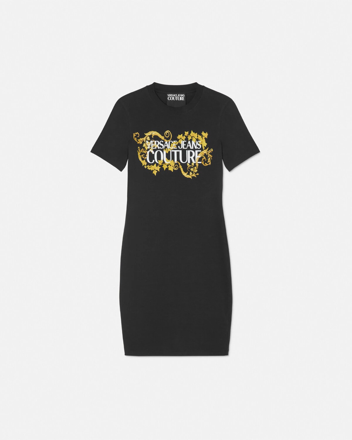 VERSACE JEANS COUTURE Logo T Shirt Dress REVERSIBLE