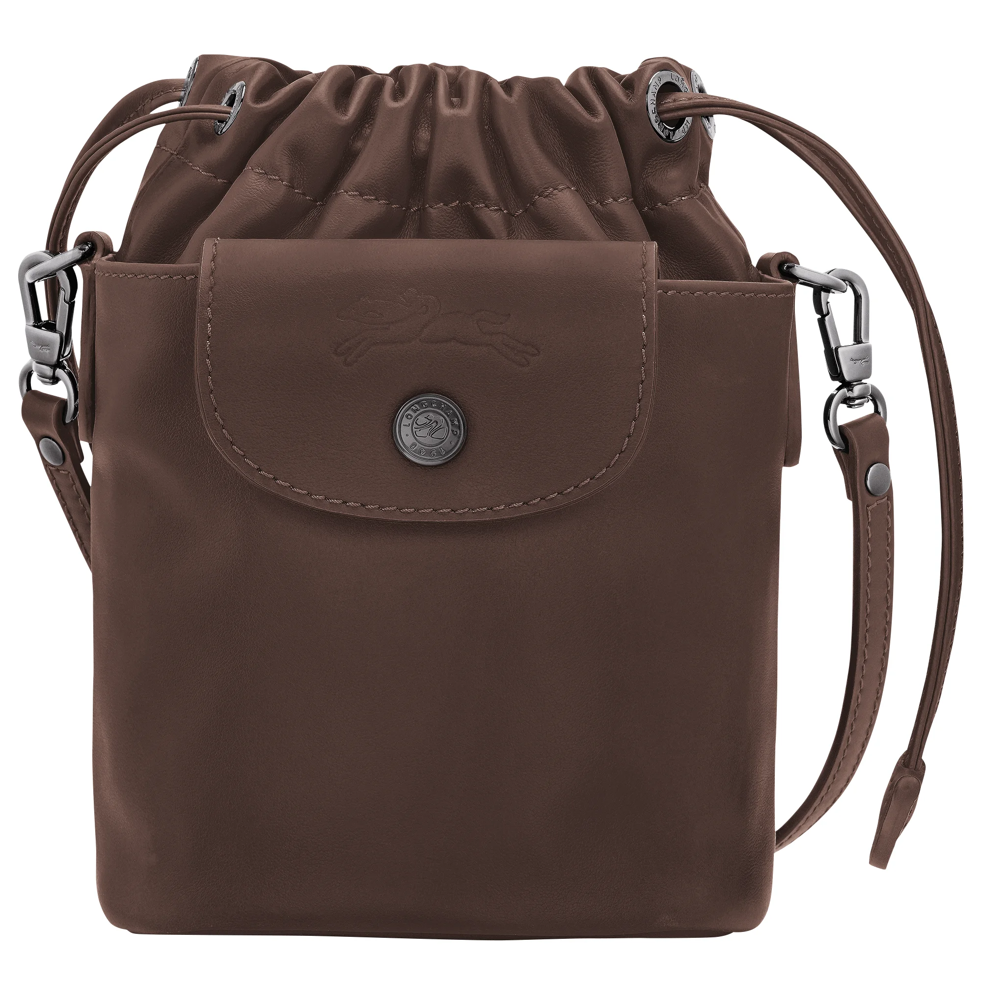 Le Pliage Xtra XS Bucket bag Mocha - Leather - 1
