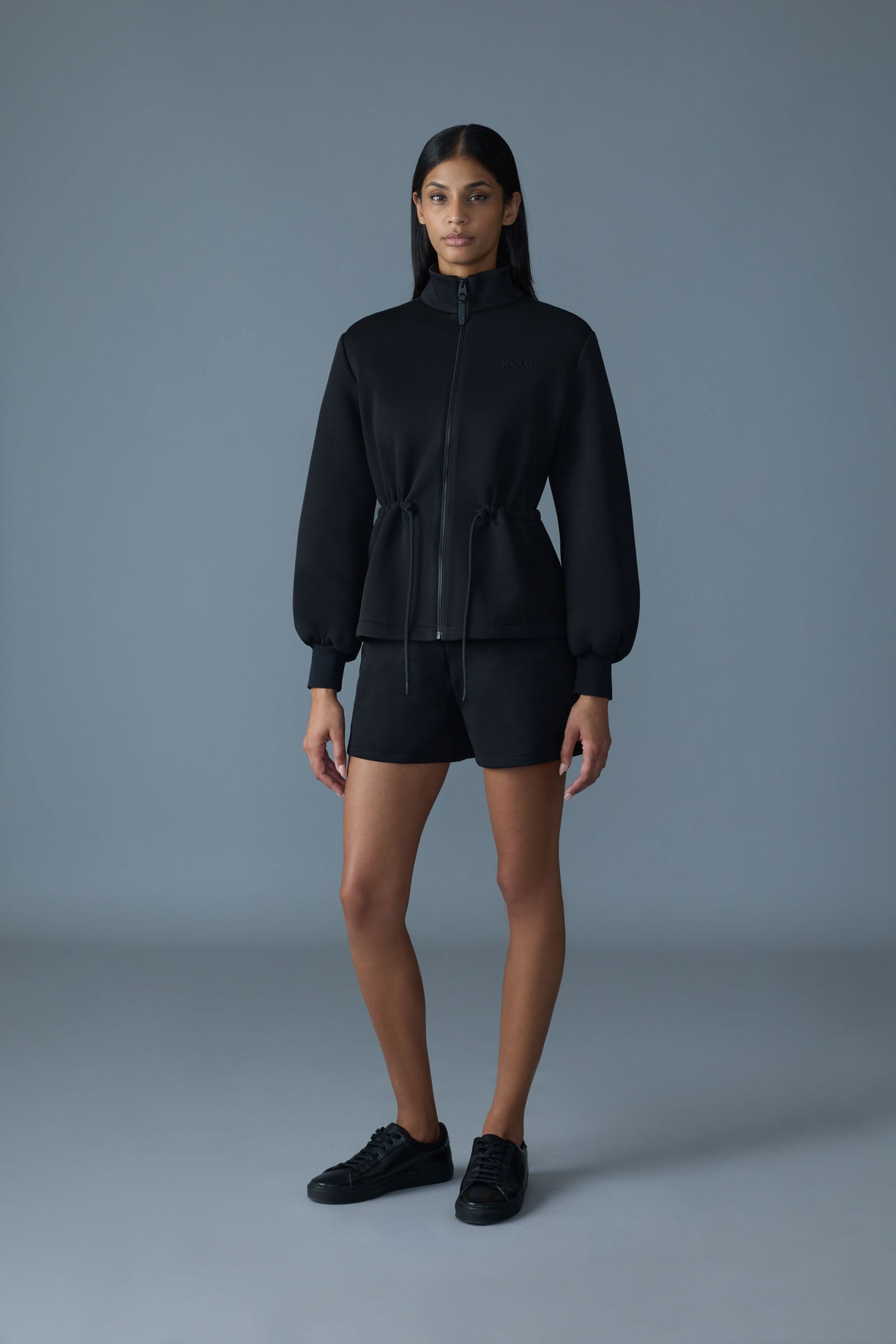 FINOLA Lightweight Jacket with Balloon Sleeves - 2