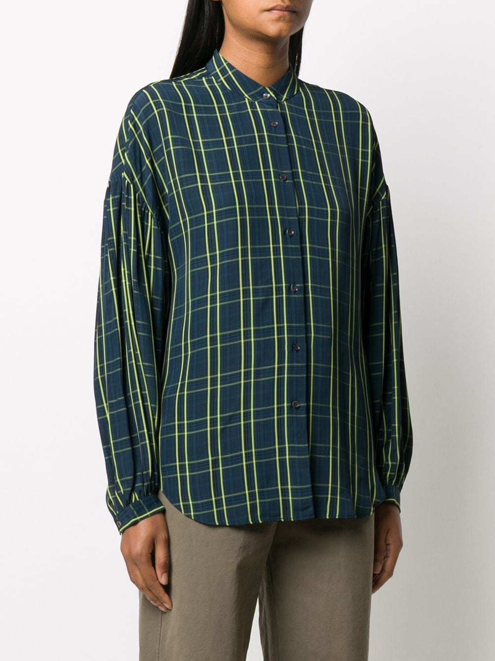 check print long-sleeve shirt - 3