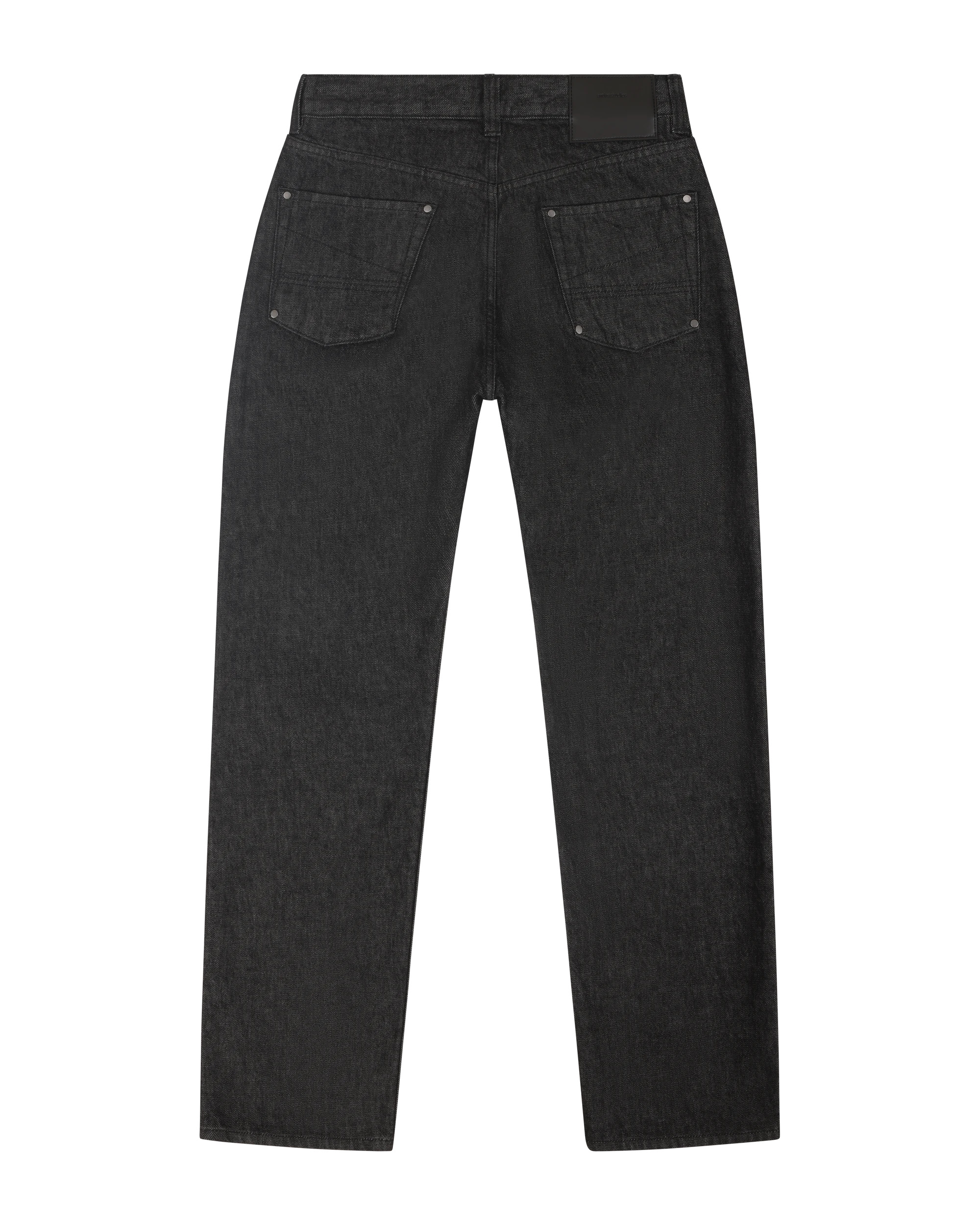 SLEM JEANS RAW BLACK - 2