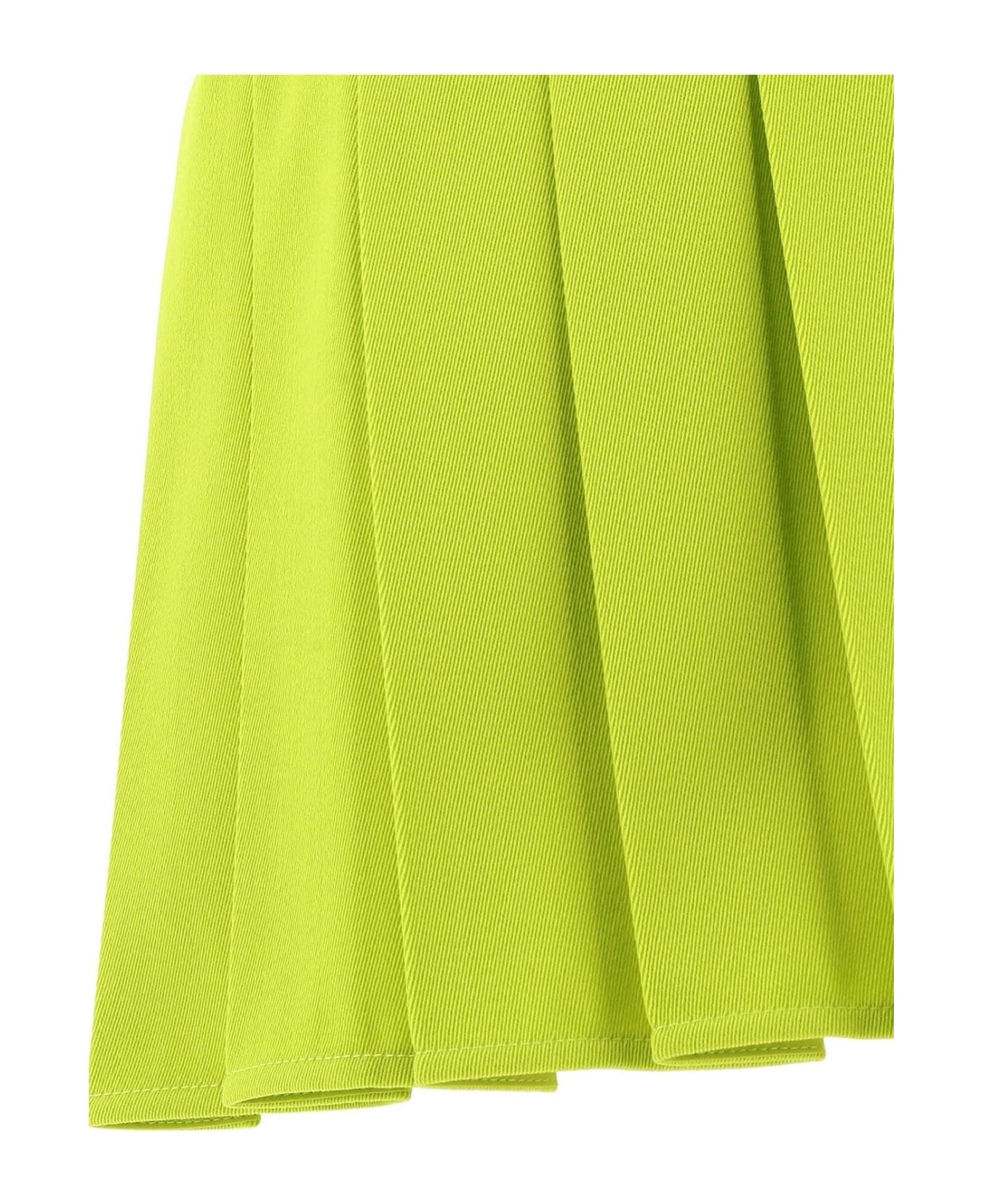 High Waist Pleated Mini Skirt - 3