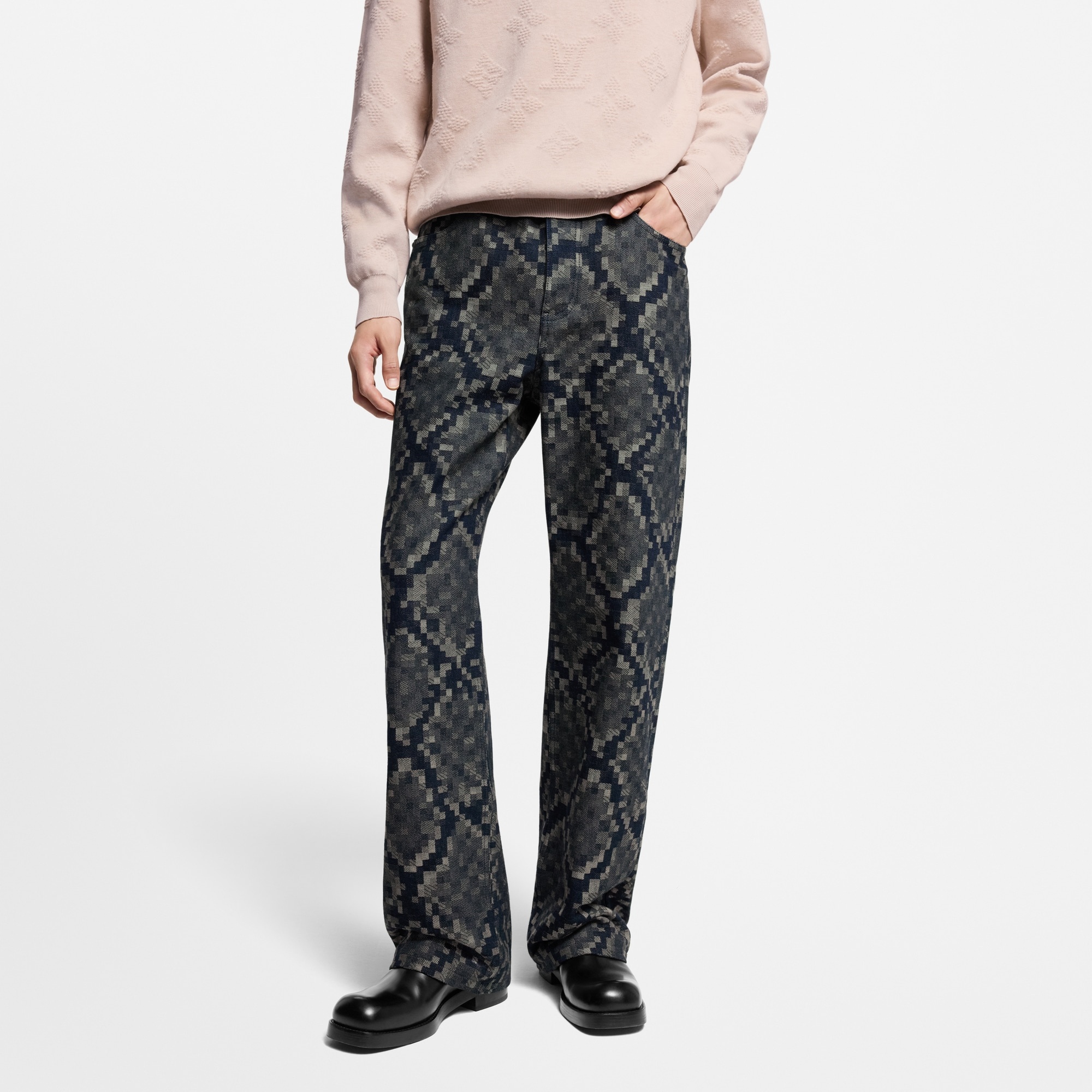 Graphic Denim Skate Pants - 2
