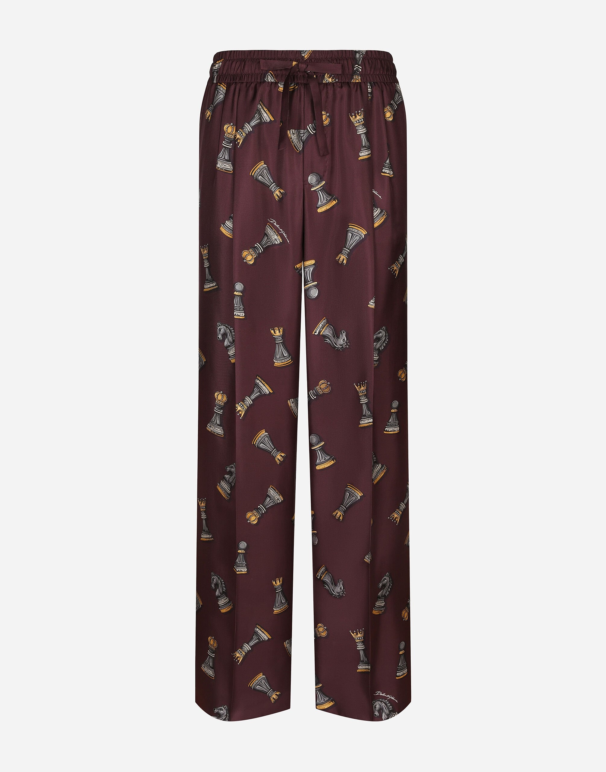 Silk jogging pants - 1