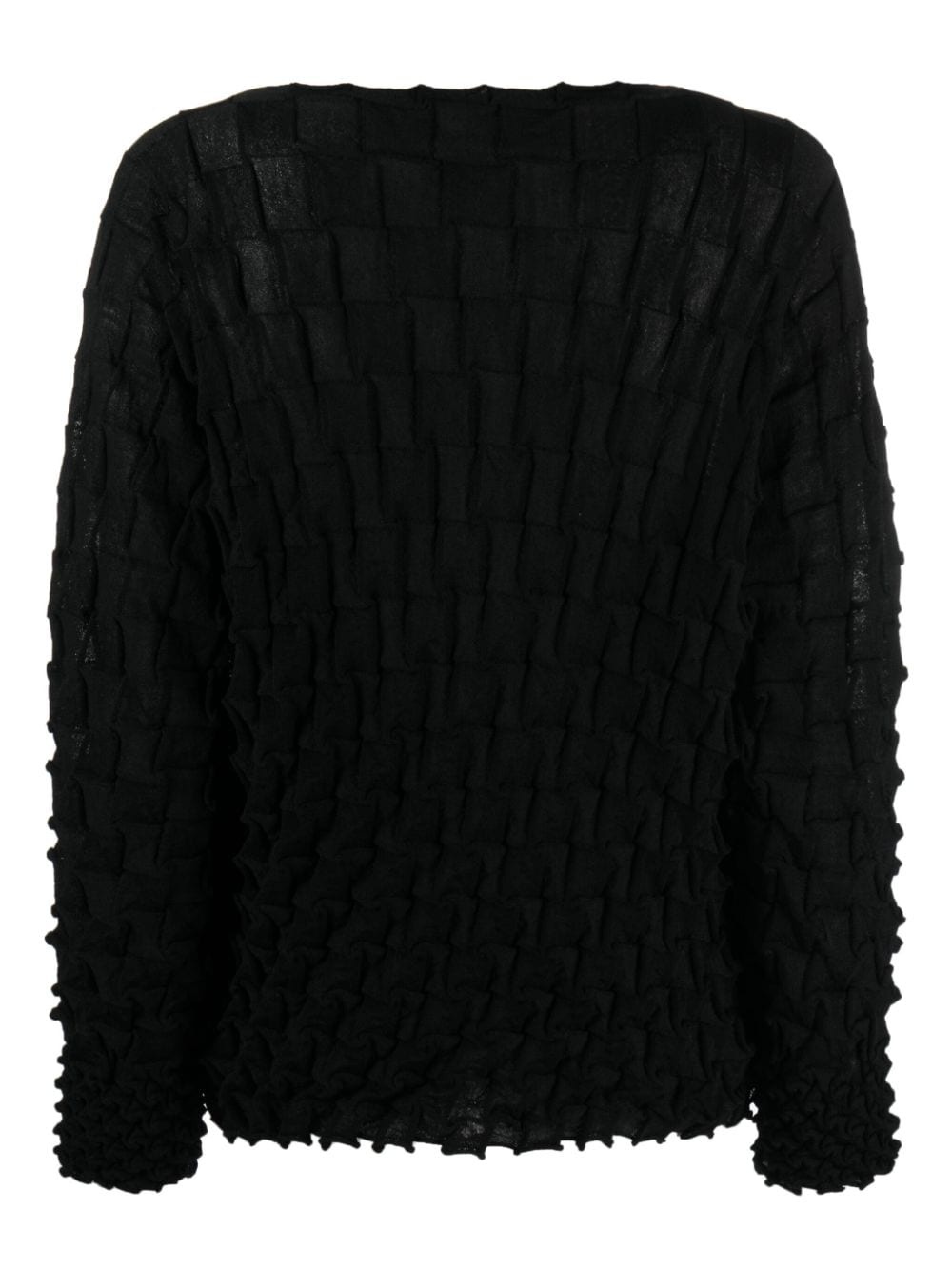 Shell-knit wool-blend jumper - 2