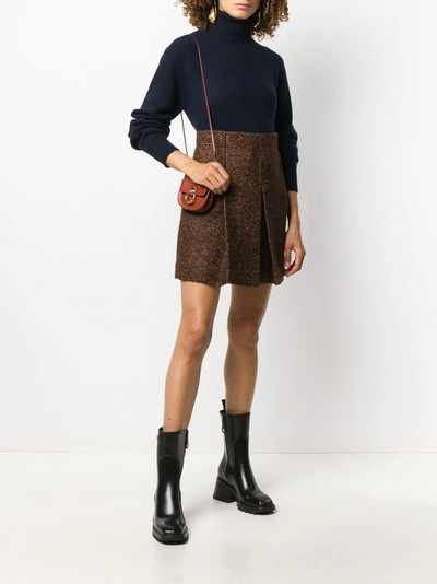 Chloé tweed mini skirt outlook