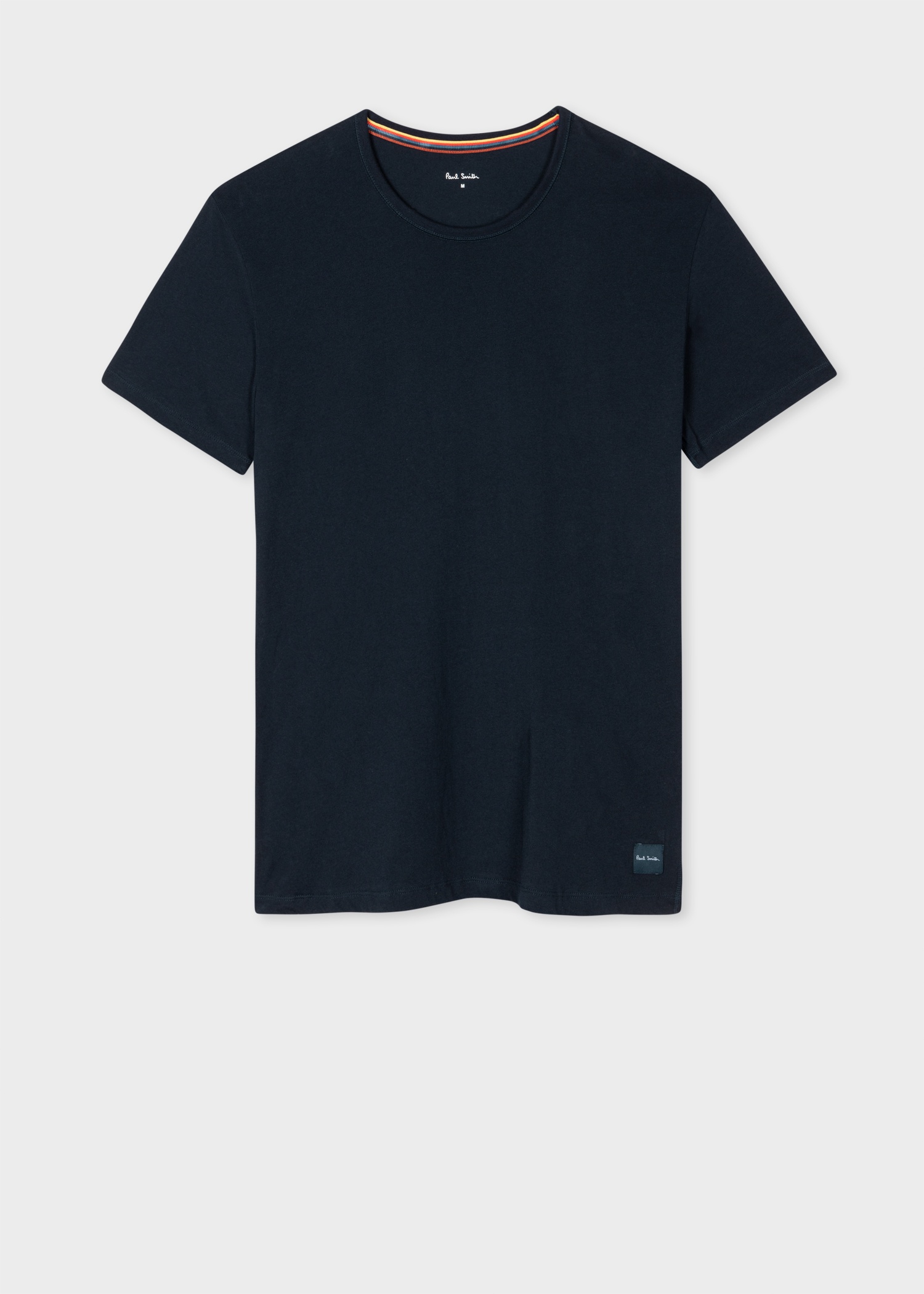Men's Navy Cotton T-Shirt & Shorts Loungewear Set - 2