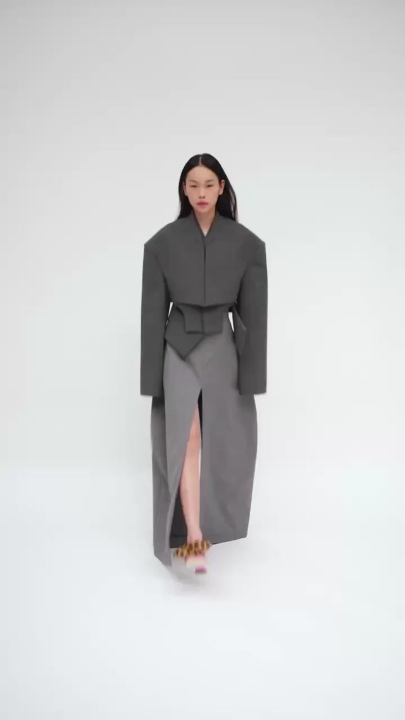 PANT SKIRT GREY MELANGE 16