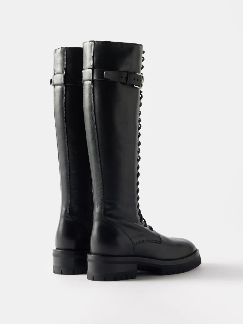 【関税込み】Lijsbet Boots - Ann Demeulemeester - Leather - B Ann Demeulemeester Black Lijsbet Boots Ann Demeulemeester
