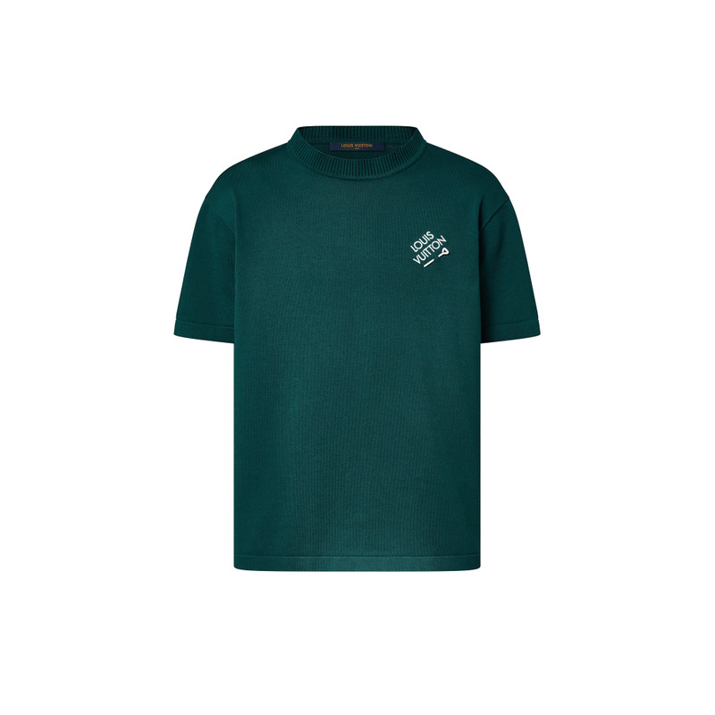 Signature Short-Sleeved Cotton Crewneck 1