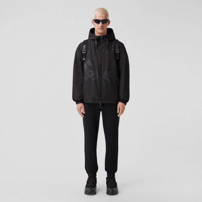 Equestrian Knight Design Hooded Jacket 4