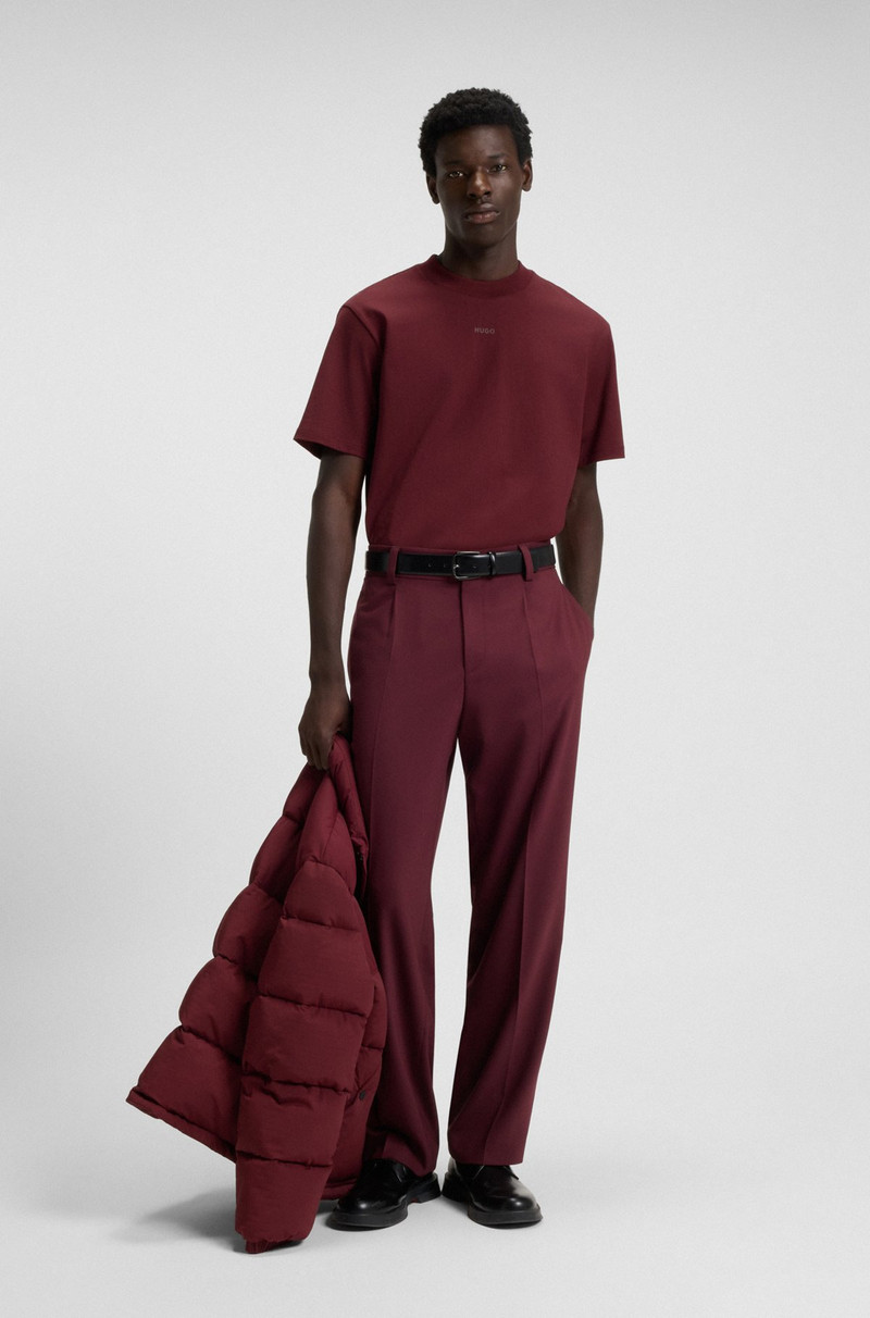 HUGO RELAXED-FIT T-SHIRT IN COTTON WITH LOGO PRINT outlook